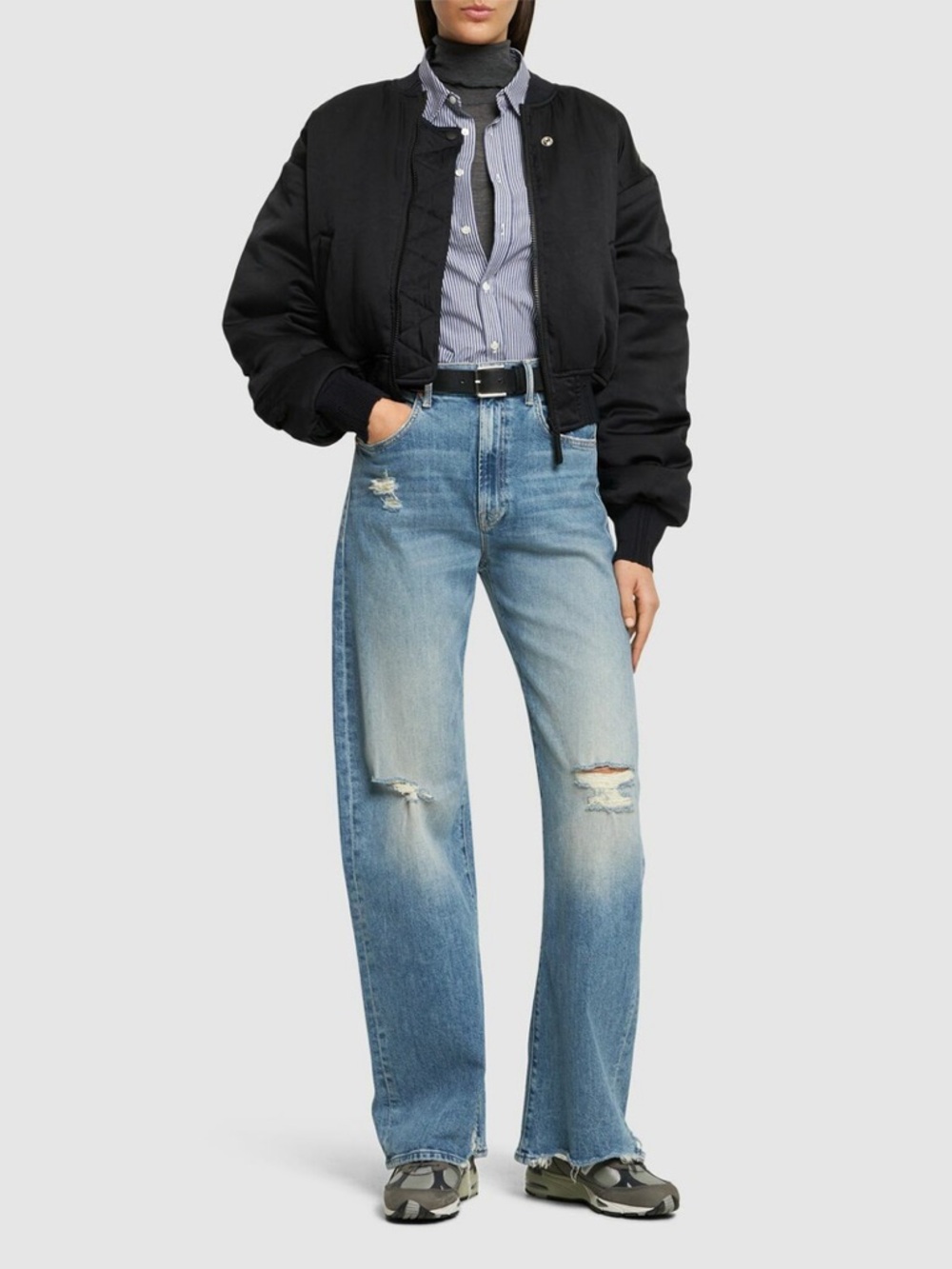 MOTHER DENIM - The Lasso Sneak Chew High Rise Jeans Size 26 - Picture 5 of 12